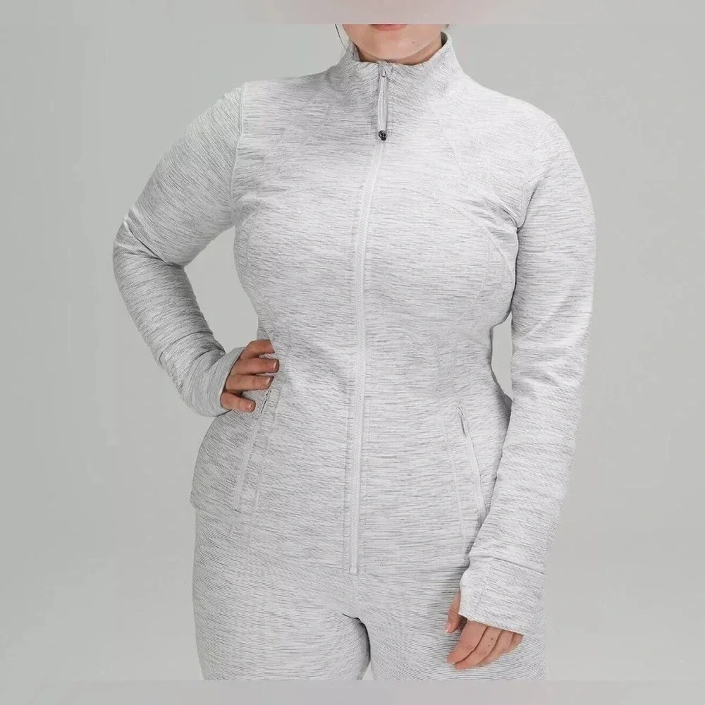 lululemon define women's jacket hip length in grey